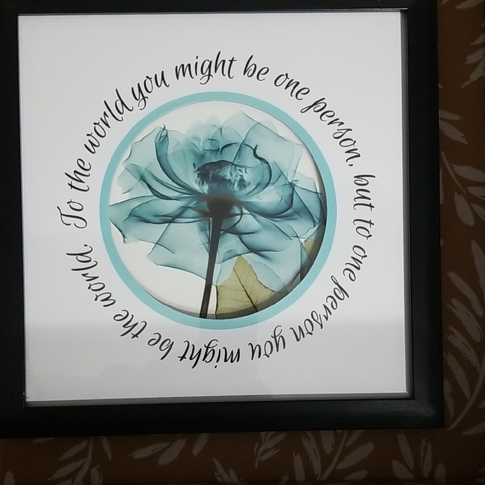 Inspirational Floral Wall Art